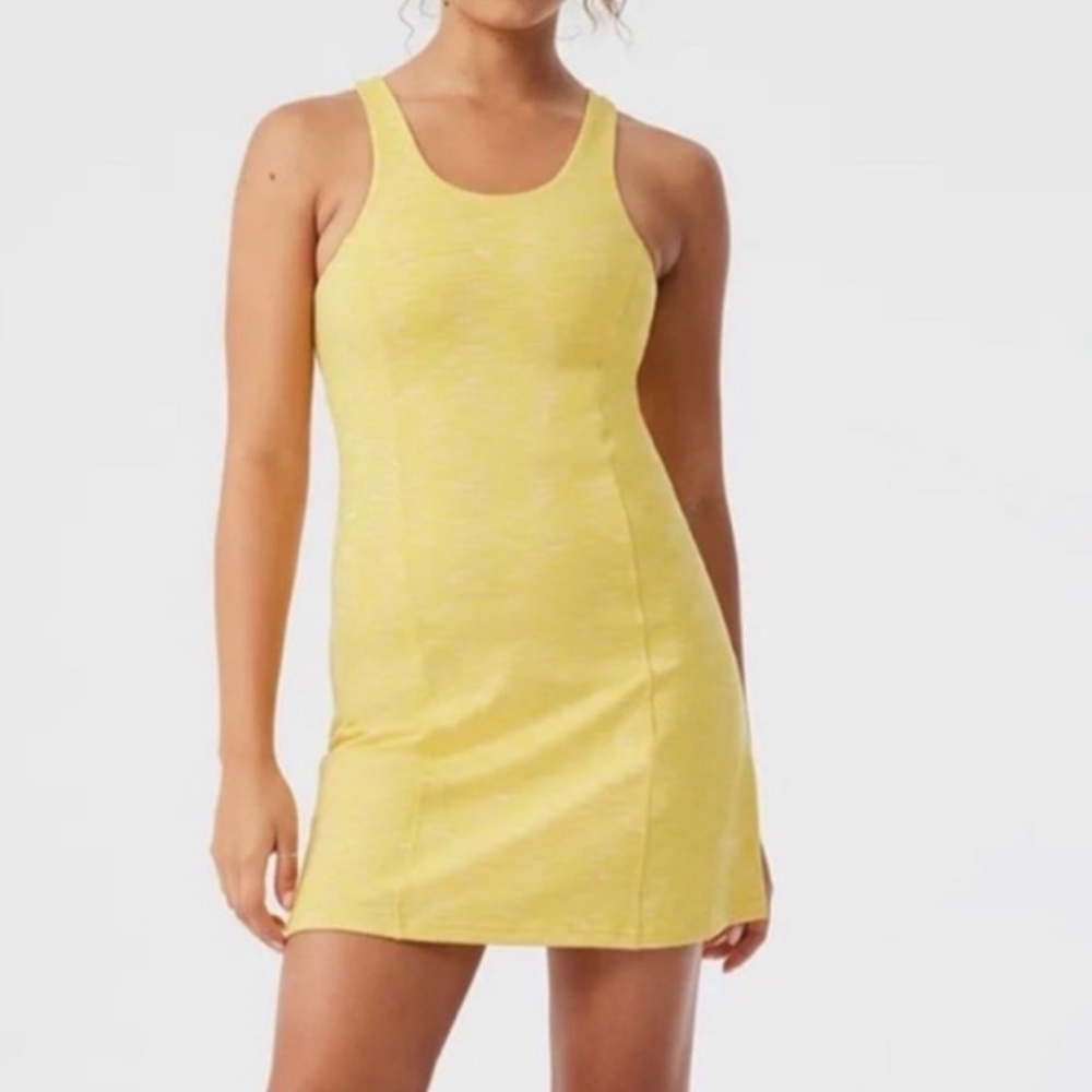 Outdoor Voices Sunny Yellow Mini Dress